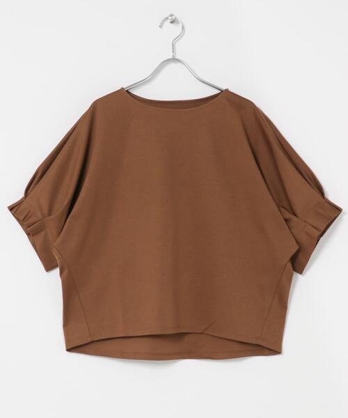 URBAN RESEARCH ROSSO WOMEN（アーバンリサーチ　ロッソ）の「UVカットクールタッチタックスリーブプルオーバー（Tシャツ/カットソー・レディース・オフホワイト/ピンク/ブラック/ブルー系その他/キャメル/グリーン系その他/ミント・FREE）」の8枚目の写真
