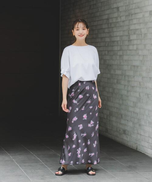 URBAN RESEARCH ROSSO WOMEN（アーバンリサーチ　ロッソ）の「UVカットクールタッチタックスリーブプルオーバー（Tシャツ/カットソー・レディース・オフホワイト/ピンク/ブラック/ブルー系その他/キャメル/グリーン系その他/ミント・FREE）」の11枚目の写真