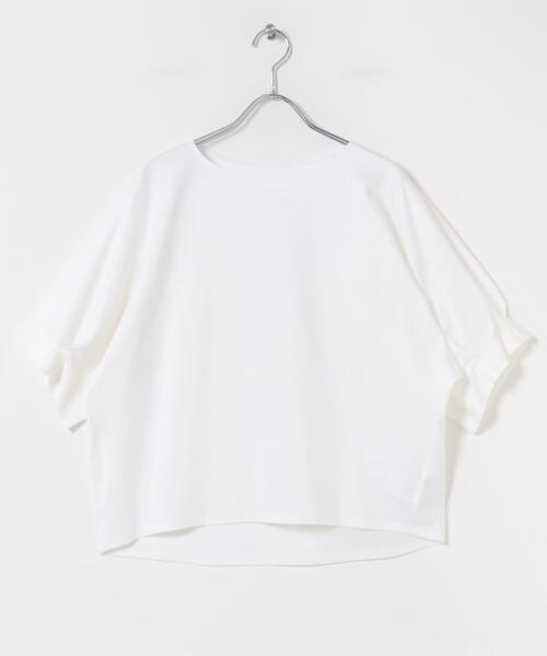 URBAN RESEARCH ROSSO WOMEN（アーバンリサーチ　ロッソ）の「UVカットクールタッチタックスリーブプルオーバー（Tシャツ/カットソー・レディース・オフホワイト/ピンク/ブラック/ブルー系その他/キャメル/グリーン系その他/ミント・FREE）」の17枚目の写真