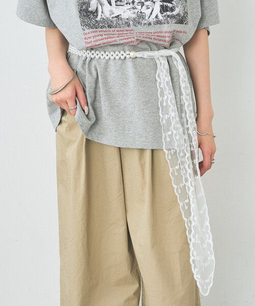 mystic（ミスティック）の「パールレースベルト（ベルト・レディース・オフホワイト・ONE SIZE）」の10枚目の写真