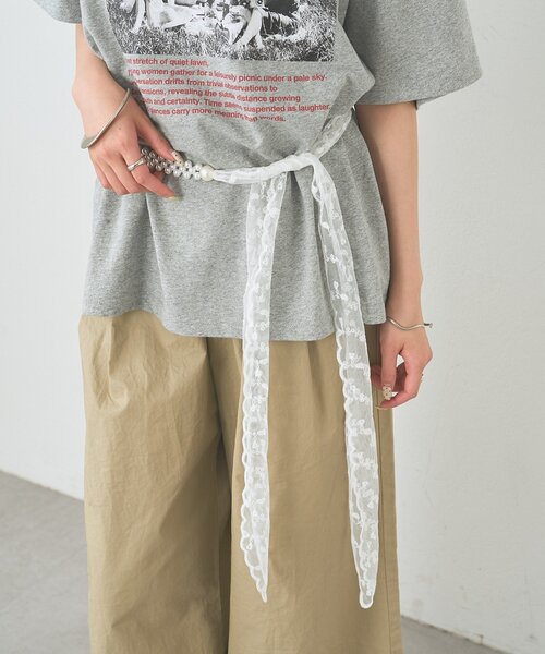 mystic（ミスティック）の「パールレースベルト（ベルト・レディース・オフホワイト・ONE SIZE）」の14枚目の写真