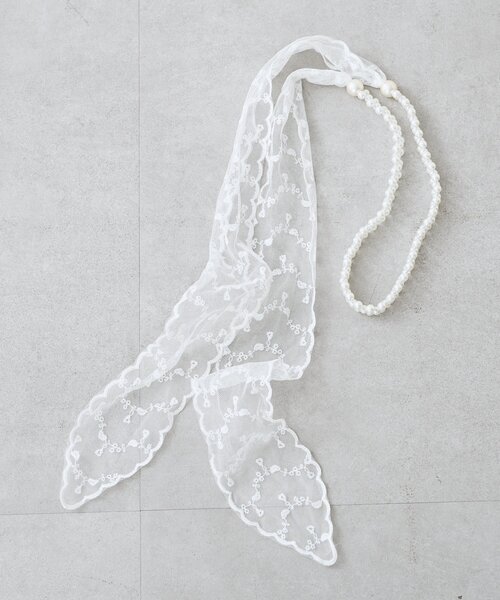 mystic（ミスティック）の「パールレースベルト（ベルト・レディース・オフホワイト・ONE SIZE）」の7枚目の写真