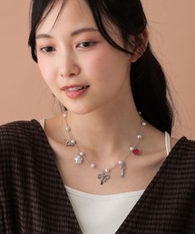 tiny tiny（ティニーティニー）の「モチーフチャームネックレス[tiny tiny(ティニーティニー)]（ネックレス）」