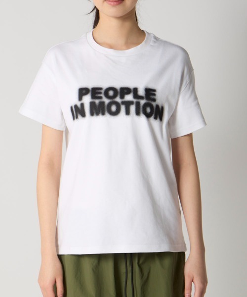 Kappa(カッパ)の「カスレプリント半袖Tシャツ(Tシャツ/カットソー・レディース・ピンク/ホワイト/ネイビー・LARGE/MEDIUM/SMALL)」の2枚目の写真