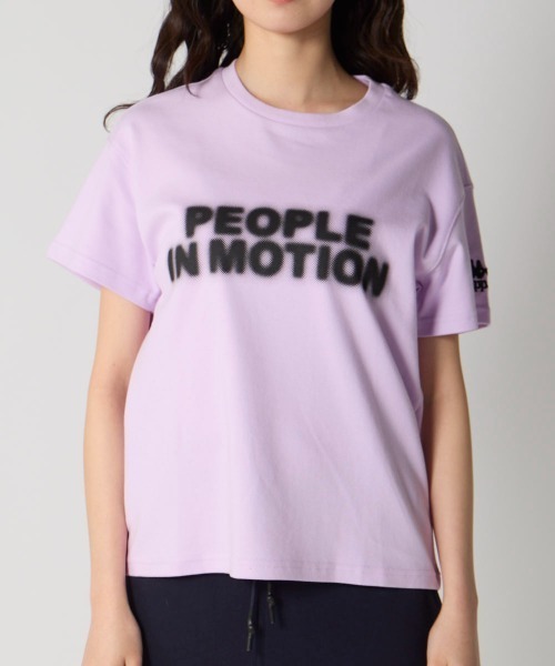 Kappa(カッパ)の「カスレプリント半袖Tシャツ(Tシャツ/カットソー・レディース・ピンク/ホワイト/ネイビー・LARGE/MEDIUM/SMALL)」の5枚目の写真