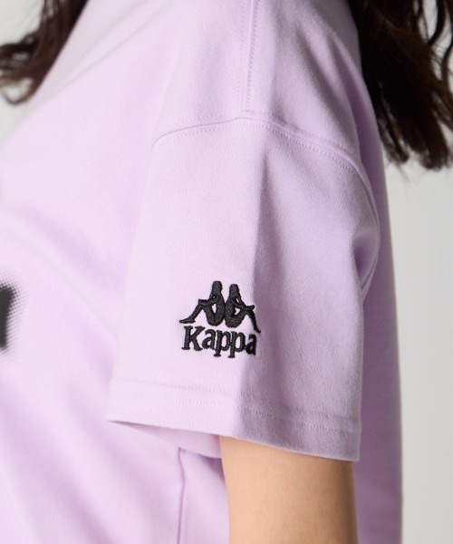 Kappa(カッパ)の「カスレプリント半袖Tシャツ(Tシャツ/カットソー・レディース・ピンク/ホワイト/ネイビー・LARGE/MEDIUM/SMALL)」の9枚目の写真