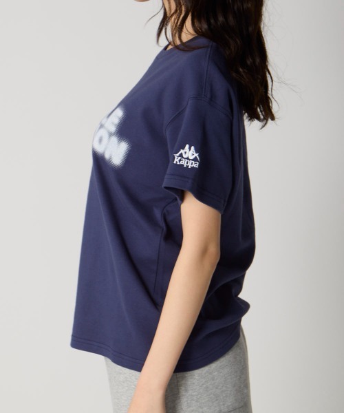 Kappa(カッパ)の「カスレプリント半袖Tシャツ(Tシャツ/カットソー・レディース・ピンク/ホワイト/ネイビー・LARGE/MEDIUM/SMALL)」の14枚目の写真