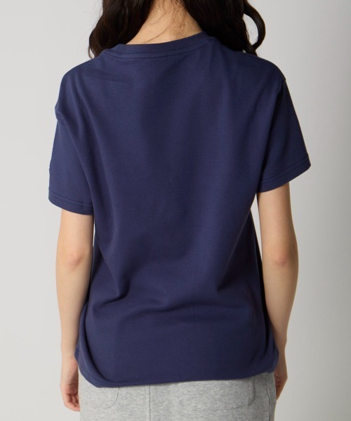 Kappa(カッパ)の「カスレプリント半袖Tシャツ(Tシャツ/カットソー・レディース・ピンク/ホワイト/ネイビー・LARGE/MEDIUM/SMALL)」の15枚目の写真
