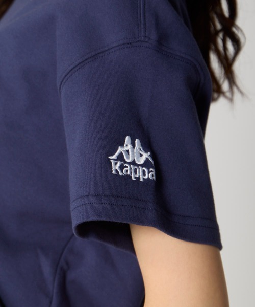 Kappa(カッパ)の「カスレプリント半袖Tシャツ(Tシャツ/カットソー・レディース・ピンク/ホワイト/ネイビー・LARGE/MEDIUM/SMALL)」の16枚目の写真