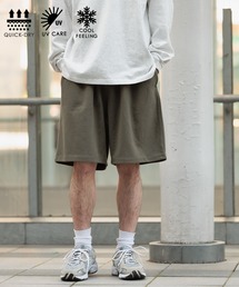 [WEB限定]機能性ポンチベーシックハーフパンツ【接触冷感/吸水速乾/UVカット/遮熱】