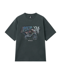Motor Sports Short Sleeve Charcoal