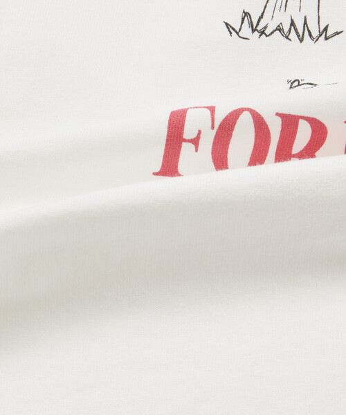 FREAK'S STORE（フリークスストア）の「限定展開 リラックスフィット バックプリント クルーネック Tシャツ/FOREST BATHING MAN TEE（Tシャツ/カットソー・メンズ・チャコールグレー/ベージュ/ネイビー/ホワイト・SMALL/MEDIUM/LARGE）」の8枚目の写真