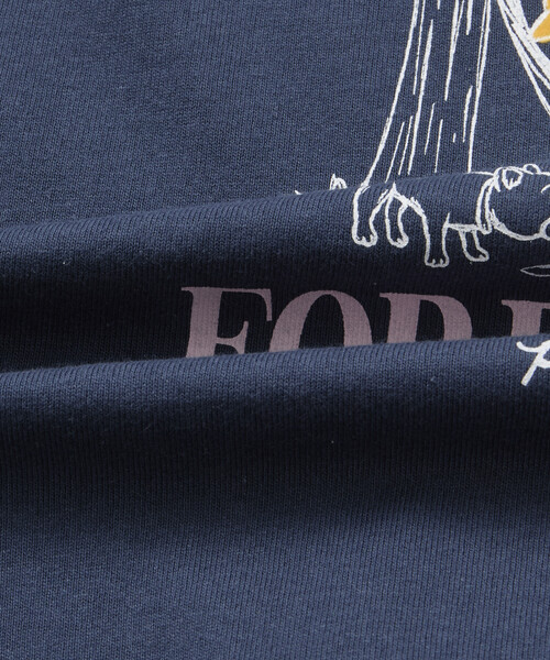 FREAK'S STORE（フリークスストア）の「限定展開 リラックスフィット バックプリント クルーネック Tシャツ/FOREST BATHING MAN TEE（Tシャツ/カットソー・メンズ・チャコールグレー/ベージュ/ネイビー/ホワイト・SMALL/MEDIUM/LARGE）」の16枚目の写真