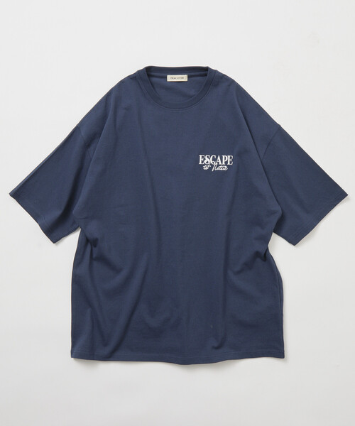 FREAK'S STORE（フリークスストア）の「限定展開 リラックスフィット バックプリント クルーネック Tシャツ/FOREST BATHING MAN TEE（Tシャツ/カットソー・メンズ・チャコールグレー/ベージュ/ネイビー/ホワイト・SMALL/MEDIUM/LARGE）」の17枚目の写真