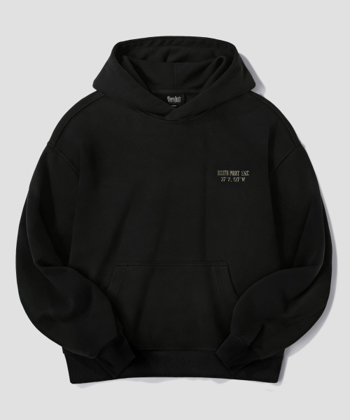 Verdnt（バーダント）の「オーバーサイズベーシックロゴフードパーカー[ブラック]（パーカー・レディース・その他・SMALL/MEDIUM/LARGE）」の4枚目の写真