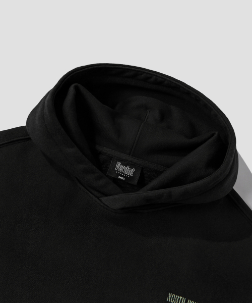 Verdnt（バーダント）の「オーバーサイズベーシックロゴフードパーカー[ブラック]（パーカー・レディース・その他・SMALL/MEDIUM/LARGE）」の7枚目の写真