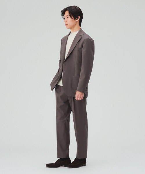 BEAMS HEART(ビームスハート)の「ハイゲージ ポンチ スラックス(セットアップ対応・ストレッチ・防シワ)(スラックス・メンズ・グレー系その他/チャコールグレー/ネイビー・MEDIUM/SMALL/X-LARGE/LARGE)」の5枚目の写真