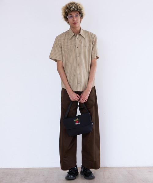 De Martini（ディ マティーニ）の「De Martini MINI MESSENGER V2 (DM3500)（ショルダーバッグ・メンズ・ブラック系その他/ブラック/ネイビー・FREE）」の8枚目の写真
