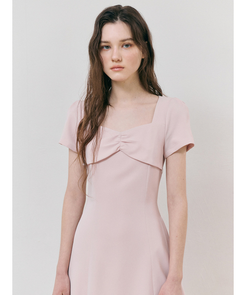 ETMON(エトモン)の「Heart Neck Ribbon Dress, Pink(ワンピース・レディース・その他・SMALL/MEDIUM)」の6枚目の写真