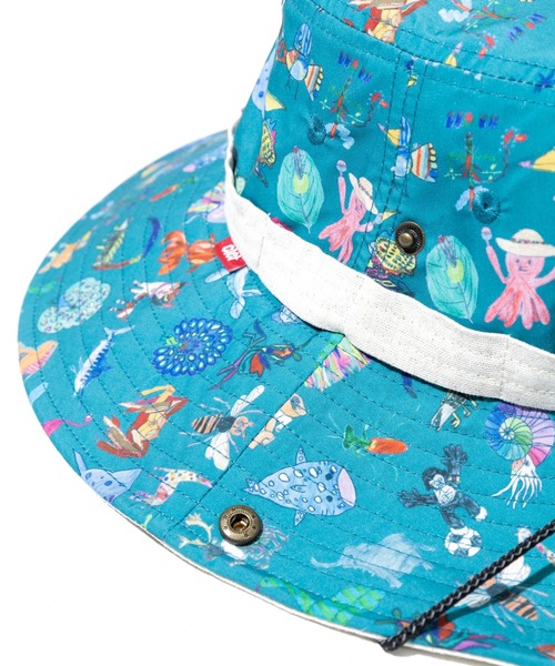 Clef(クレ)の「Clef/クレ ADV .MFK HAT6(ハット・レディース・ホワイト/グリーン・FREE)」の5枚目の写真