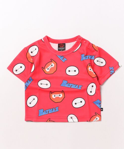 BABYDOLL(ベビードール)の「【速乾】ディズニー キャラクター総柄Tシャツ 1715K(Tシャツ/カットソー・キッズ・その他31/チェリーピンク/レッド/オレンジ系9/ブルー・90cm/100cm/80cm/110cm/120cm/130cm)」の4枚目の写真