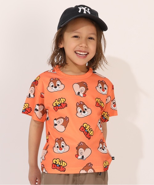 BABYDOLL(ベビードール)の「【速乾】ディズニー キャラクター総柄Tシャツ 1715K(Tシャツ/カットソー・キッズ・その他31/チェリーピンク/レッド/オレンジ系9/ブルー・90cm/100cm/80cm/110cm/120cm/130cm)」の5枚目の写真