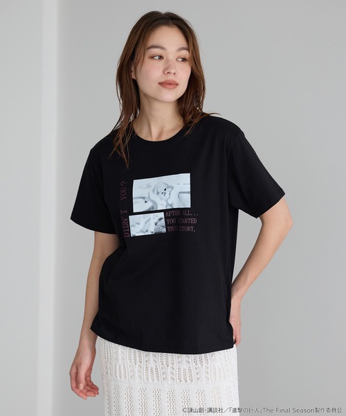 earth music&ecology(アースミュージックアンドエコロジー)の「はじまりのTシャツ(Tシャツ/カットソー・レディース・ブラック/ホワイト/ベージュ・L/M/S)」の2枚目の写真