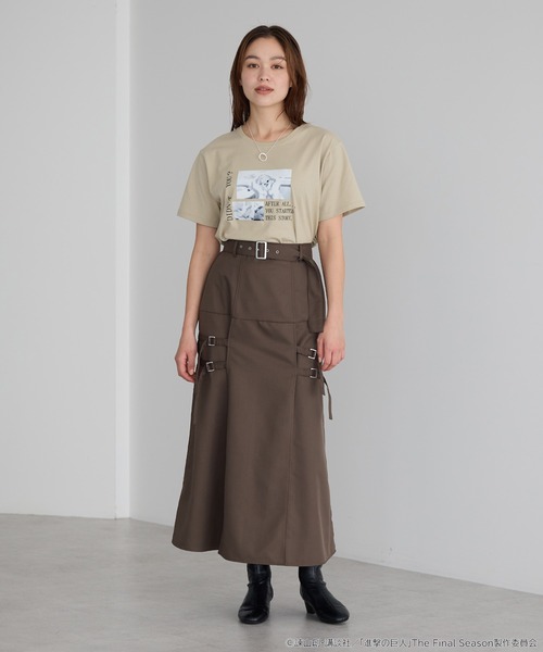 earth music&ecology(アースミュージックアンドエコロジー)の「はじまりのTシャツ(Tシャツ/カットソー・レディース・ブラック/ホワイト/ベージュ・L/M/S)」の4枚目の写真
