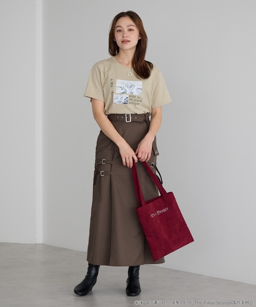 earth music&ecology(アースミュージックアンドエコロジー)の「はじまりのTシャツ(Tシャツ/カットソー・レディース・ブラック/ホワイト/ベージュ・L/M/S)」の7枚目の写真