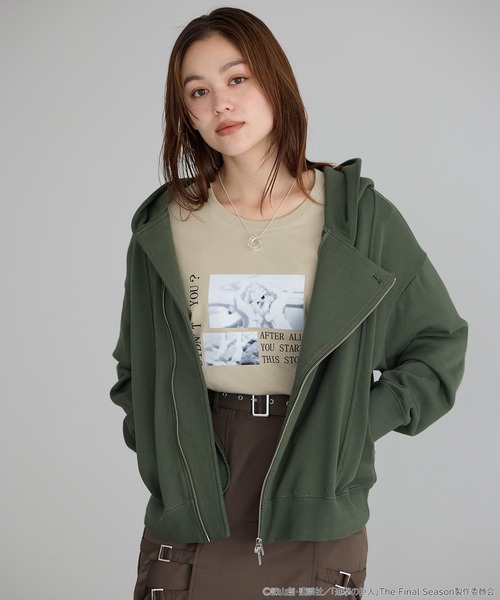 earth music&ecology(アースミュージックアンドエコロジー)の「はじまりのTシャツ(Tシャツ/カットソー・レディース・ブラック/ホワイト/ベージュ・L/M/S)」の8枚目の写真
