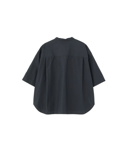 MHL.（エムエイチエル）の「COTTON NYLON VOILE（シャツ/ブラウス・レディース・チャコール/グリーン・1/2）」の8枚目の写真