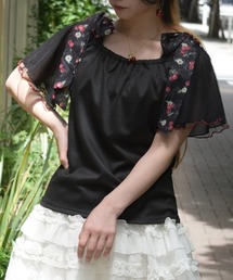 axes femme（アクシーズファム）の「さくらんぼリボンプルオーバー（Tシャツ/カットソー）」