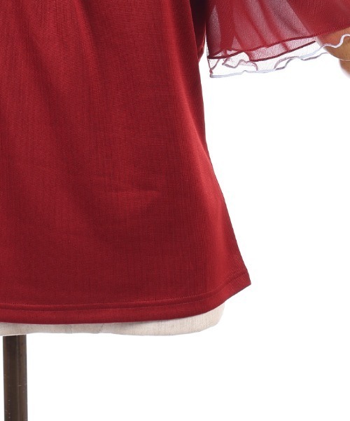 axes femme(アクシーズファム)の「さくらんぼリボンプルオーバー(Tシャツ/カットソー・レディース・レッド/ブラック/キナリ・FREE)」の19枚目の写真