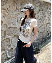 ROCKグラフィックTシャツ