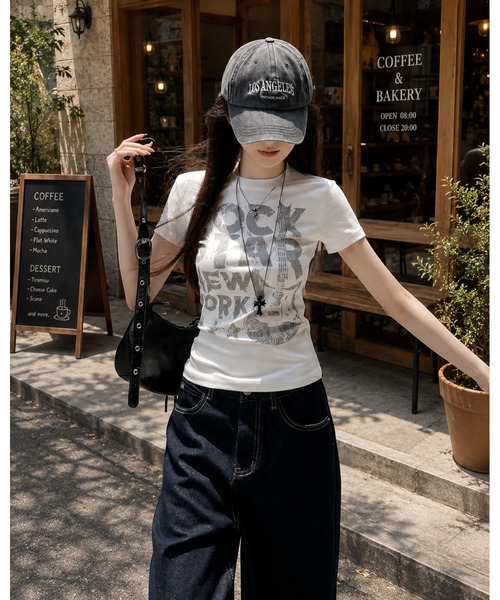 inst.ALL(インストール)の「ROCKグラフィックTシャツ(Tシャツ/カットソー・レディース・ホワイト・M)」の5枚目の写真