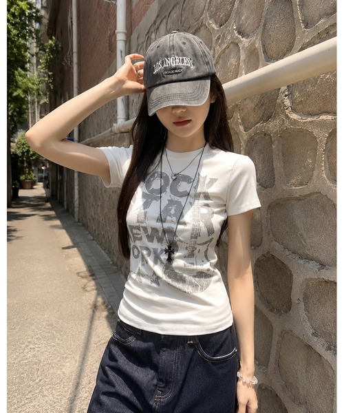 inst.ALL(インストール)の「ROCKグラフィックTシャツ(Tシャツ/カットソー・レディース・ホワイト・M)」の16枚目の写真