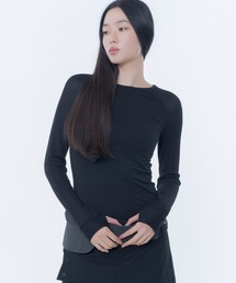 RAGLAN KNIT LONG SLEEVE