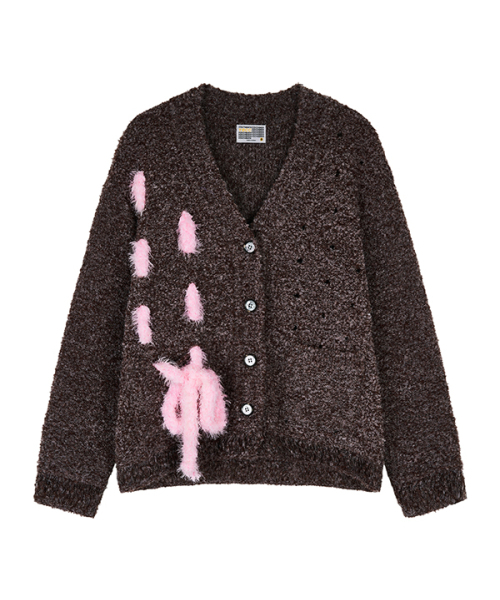 youthbath(ユースバース)の「Color string cardigan_brown(カーディガン/ボレロ・レディース・その他・SMALL/MEDIUM)」の1枚目の写真