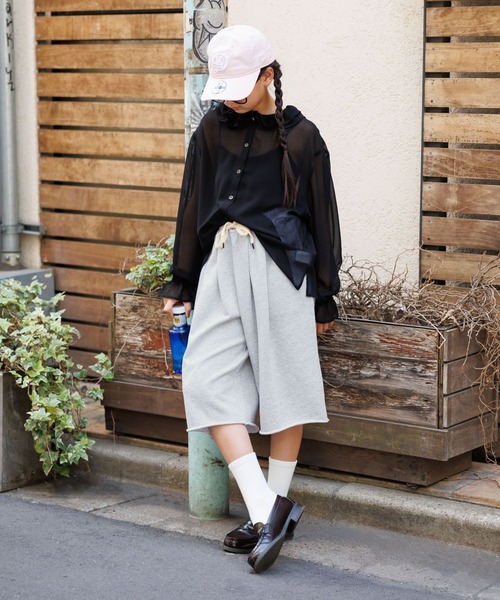 BAYFLOW(ベイフロー)の「ジュニアライン(140~160)【Howdy(ハウディ)】シアーシャツ(シャツ/ブラウス・キッズ・ブルー/ブラック/ホワイト・140cm/150cm/160cm)」の9枚目の写真
