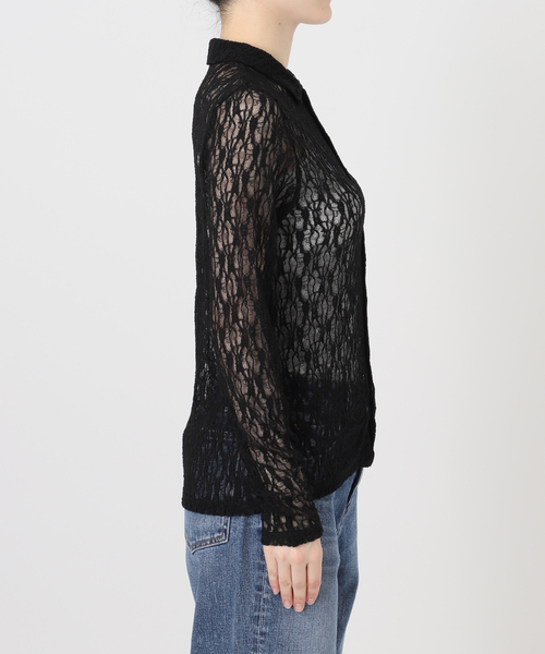 Spick & Span(スピックアンドスパン)の「シュリンクレースブラウス(シャツ/ブラウス・レディース・ホワイト系その他/ブラック/ブラウン・FREE)」の19枚目の写真
