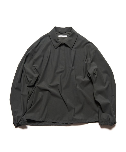 SOPHNET.（ソフネット）の「4-WAY STRETCH L/S POLO SHIRT（ポロシャツ・メンズ・ネイビー/チャコールグレー/オレンジ・1/2/3/4）」の2枚目の写真
