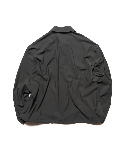 SOPHNET.（ソフネット）の「4-WAY STRETCH L/S POLO SHIRT（ポロシャツ・メンズ・ネイビー/チャコールグレー/オレンジ・1/2/3/4）」の5枚目の写真