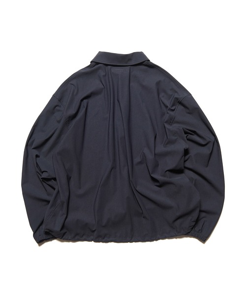 SOPHNET.（ソフネット）の「4-WAY STRETCH L/S POLO SHIRT（ポロシャツ・メンズ・ネイビー/チャコールグレー/オレンジ・1/2/3/4）」の11枚目の写真