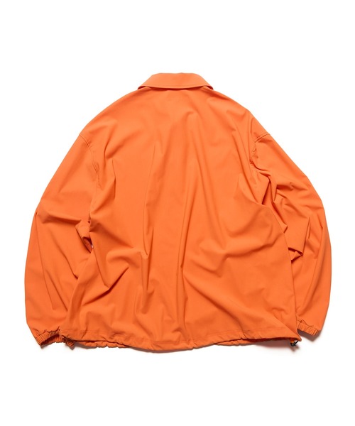 SOPHNET.（ソフネット）の「4-WAY STRETCH L/S POLO SHIRT（ポロシャツ・メンズ・ネイビー/チャコールグレー/オレンジ・1/2/3/4）」の8枚目の写真