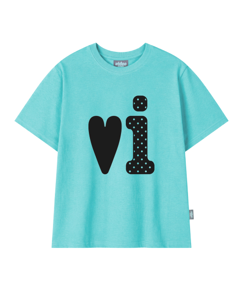 Video Jockey（ビデオジョッキー）の「ビビTシャツ [ミントブルー]（Tシャツ/カットソー・レディース・ミント・X-SMALL/SMALL/MEDIUM）」の2枚目の写真