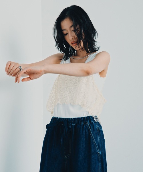 LEPSIM(レプシィム)の「アソートビスチェ 1044015(その他トップス・レディース・ブラック/ブラック系その他/ホワイト系その他/アイボリー・FREE)」の6枚目の写真