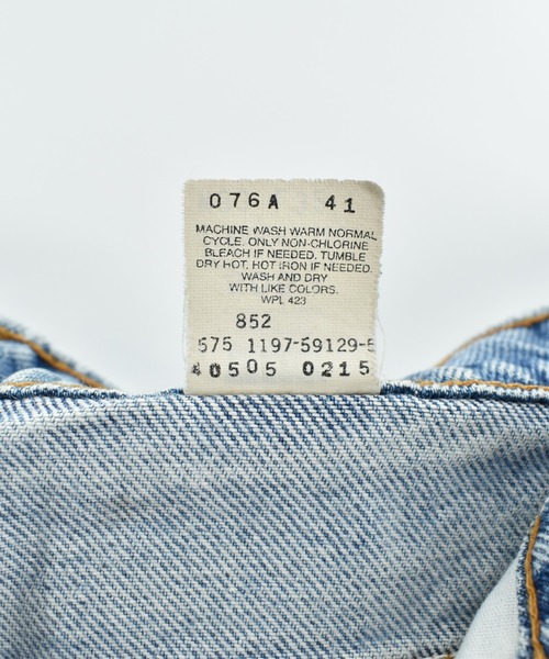 Levi's(リーバイス)の「【USED】90’s Levi's 505 オレンジタブ デニムパンツ USA製(デニムパンツ・メンズ・ブルー・LARGE)」の5枚目の写真