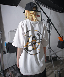 カモフラージュサークルロゴTシャツホワイト