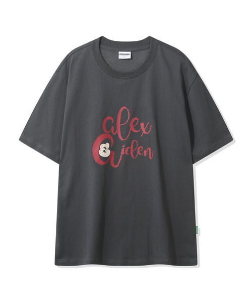 ALEXNAIDEN(アレックスエンエイデン)の「スクライブ半袖Tシャツ(Tシャツ/カットソー・レディース・ブラック/ホワイト/チャコール・X-LARGE/LARGE/MEDIUM/SMALL)」の3枚目の写真