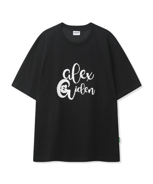 ALEXNAIDEN(アレックスエンエイデン)の「スクライブ半袖Tシャツ(Tシャツ/カットソー・レディース・ブラック/ホワイト/チャコール・X-LARGE/LARGE/MEDIUM/SMALL)」の1枚目の写真